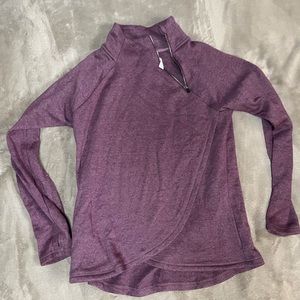 Small Purple Quarter Zip Jacket